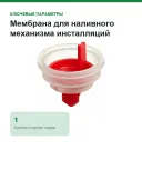 Мембрана для наливного механизма инсталляций Grohe DAL 43733000