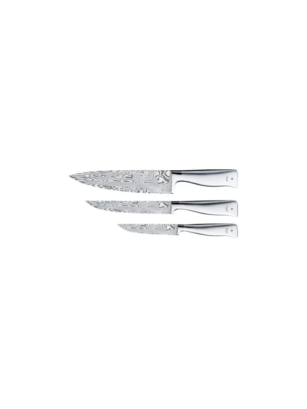 Набор ножей WMF Grand Gourmet Damasteel, 3 предмета