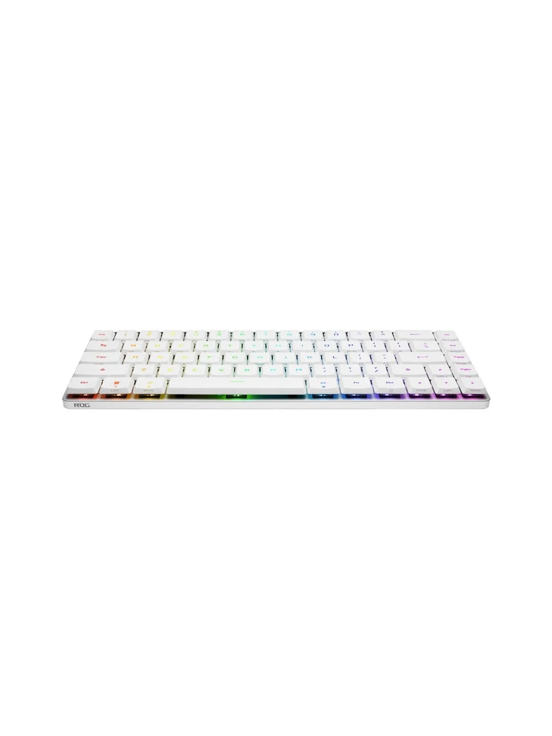 Клавиатура беспроводная игровая ASUS ROG Falchion RX Low Profile, 65 %, RX Red, Bluetooth/2,4 ГГц/USB, RGB, белая