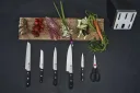 Набор кухонных принадлежностей Zwilling Gourmet (36133-210), 7 предметов, с блоком для самозаточки ножей (черный)
