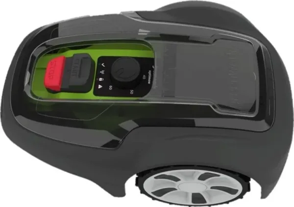 Робот-газонокосилка Greenworks Optimow 7 (GR2513107), черный/зеленый
