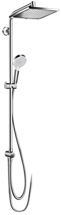 Душевая стойка Hansgrohe Crometta E 240 1jet Showerpipe Reno EcoSmart 27289000 хром