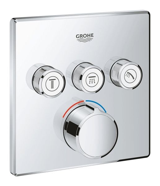 Смеситель для встраиваемого монтажа на 3 выхода Grohe SmartControl 29149000 хром