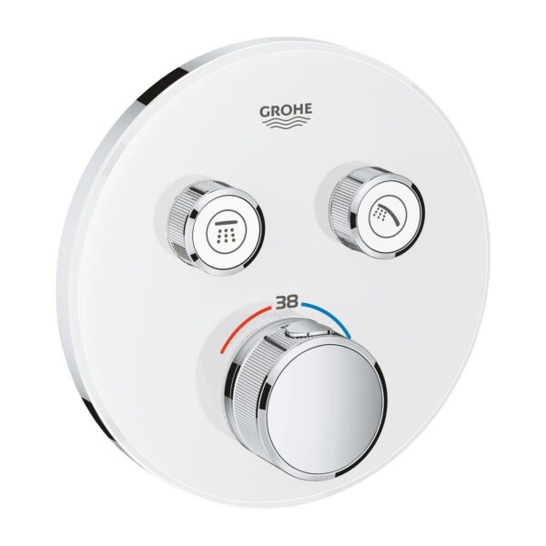 Смеситель термостат для ванны Grohe SmartControl 29151 LS0 (29151LS0) белая луна