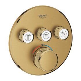 Термостат для встраиваемого монтажа на 3 выхода GROHE Grohtherm SmartControl 29121GN0 холодный рассвет матовый