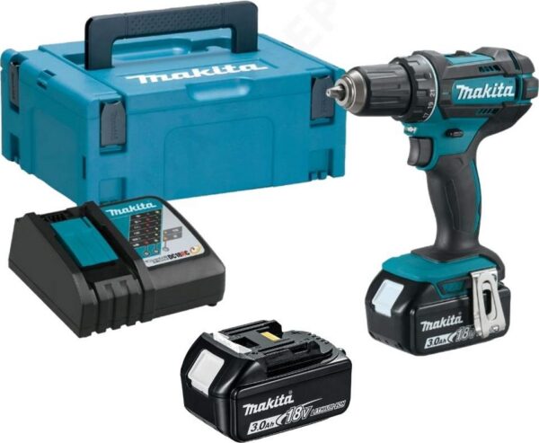 Аккумуляторная дрель Makita DDF482RFJ 18 в 2 х 3 Ач