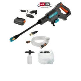 Аккумуляторная мойка высокого давления Gardena AquaClean Li-18 Premium Set 14800-31