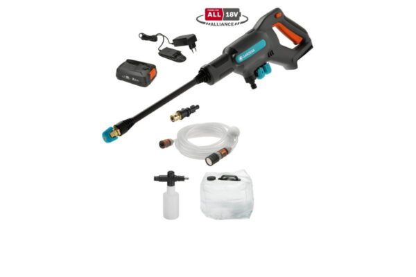 Аккумуляторная мойка высокого давления Gardena AquaClean Li-18 Premium Set 14800-31