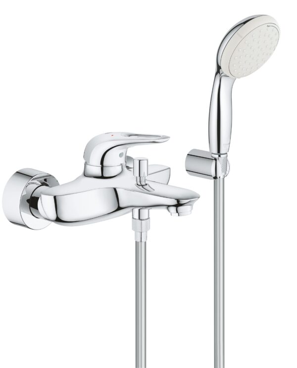 Смеситель для ванны GROHE Eurostyle с душевым гарнитуром, хром (3359230A)