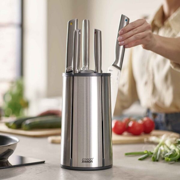 Набор стальных ножей Joseph Joseph Elevate Steel Carousel на подставке, 5 шт