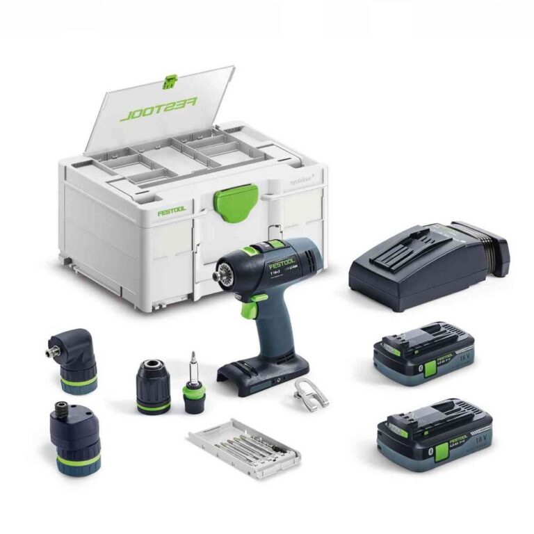 Аккумуляторная дрель-шуруповерт Festool T 18+3 HPC 4,0 I-Set 577609