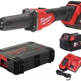 Аккумуляторная прямошлифмашина Milwaukee M18 FDGRB-502X, 18 В, 27000 об/мин, с 2 АКБ 5 Ач и ЗУ, в кейсе, 4933480954
