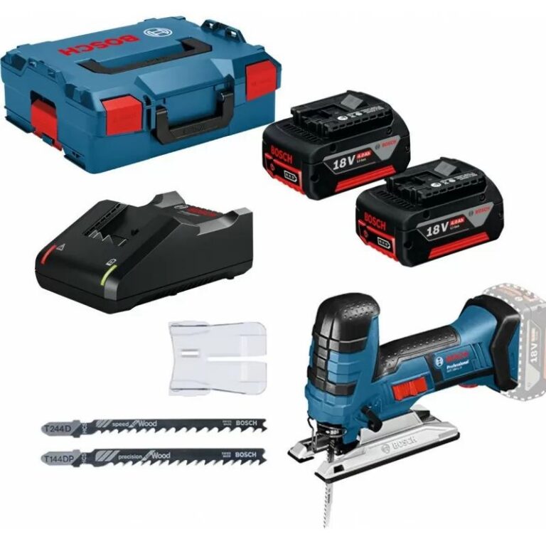 Лобзик Bosch GST18V-LI S 2x 4,0 Ah + GAL18V-40 +L-Boxx