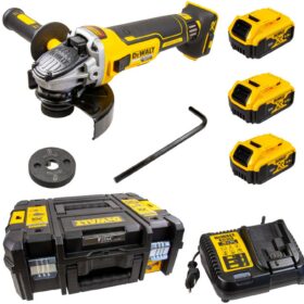 Аккумуляторная бесщеточная УШМ DEWALT 18В XR, 125мм DCG405P3-QW