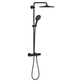 Душевая система GROHE Rainshower SmartActive 310 с термостатом для душа, фантомный черный (22119KF0)