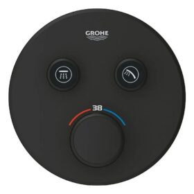 Термостат для душа Grohe 29507KF0 Grohtherm SmartControl встраиваемого монтажа на 2 выхода, фантомный чёрный