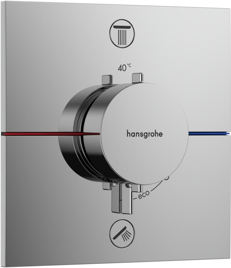 Смеситель Hansgrohe ShowerSelect Comfort E, 15572000, для душа, на 2 потребителя, термостатически...