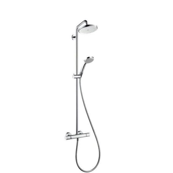 Душевая стойка Hansgrohe Croma 220 Showerpipe 27185000 хром термостат