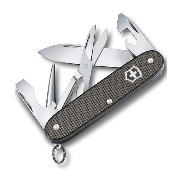 Нож перочинный VICTORINOX Pioneer X Alox LE 2022, 93 мм, 9 функций, алюминиевая рукоять, серый 0.8231.L22