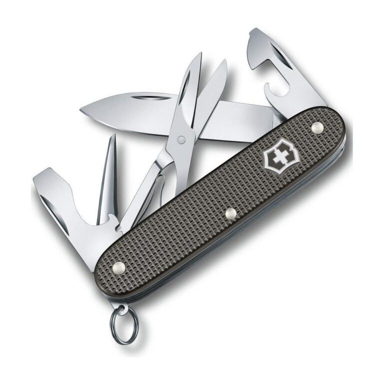 Нож перочинный VICTORINOX Pioneer X Alox LE 2022, 93 мм, 9 функций, алюминиевая рукоять, серый 0.8231.L22