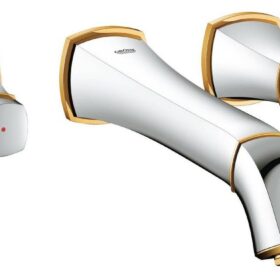 Смеситель для раковины Grohe Grandera 20415IG0 хром/золото