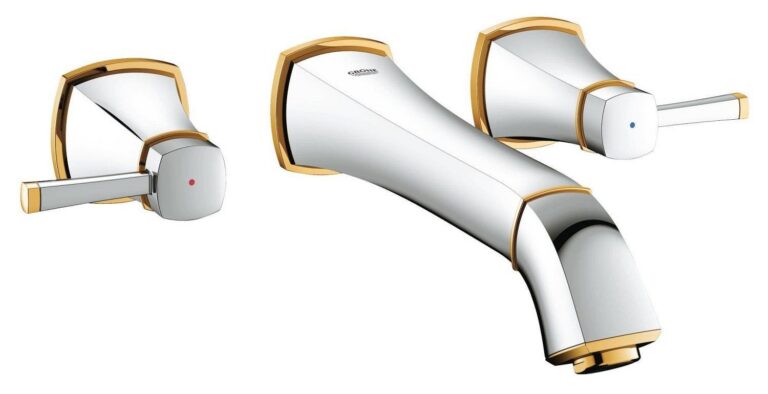 Смеситель для раковины Grohe Grandera 20415IG0 хром/золото