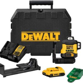Лазерный нивелир с зеленым лучем DEWALT DCLE34031D1, кейс, Акб и ЗУ