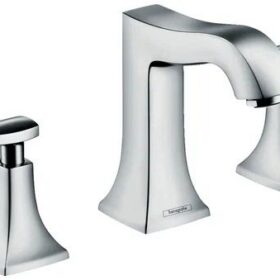 Смеситель для раковины на три отверстия Hansgrohe Metris Classic хром 31073000