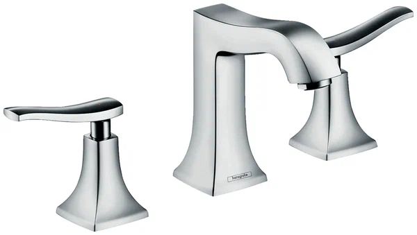 Смеситель для раковины на три отверстия Hansgrohe Metris Classic хром 31073000