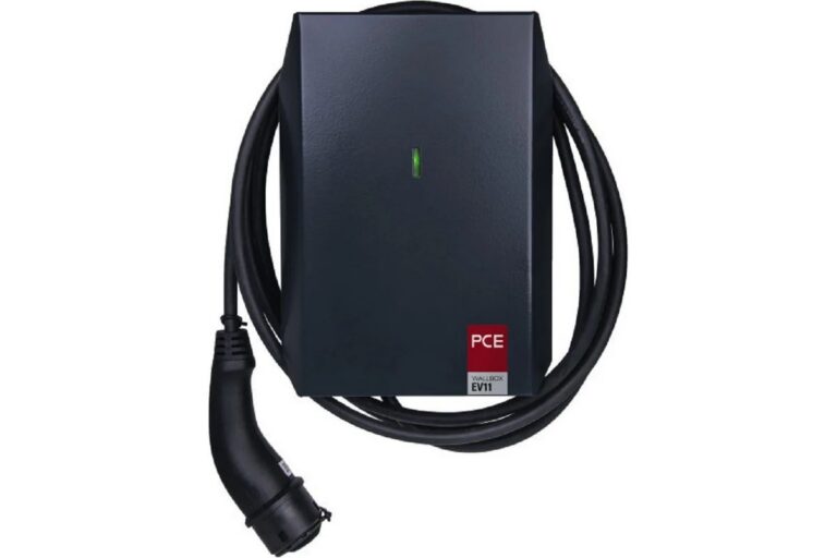 Настенная зарядная станция PCE Wallbox EV11, 11 кВт, Type 2, 3 фазы, кабель 5 м, IP54, 370100 - детали