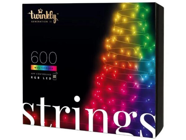 Smart-гирлянда Twinkly Strings - 600 шт. (48 м) RGB + BT + Wi-Fi Generation II TWS600STP-BEU