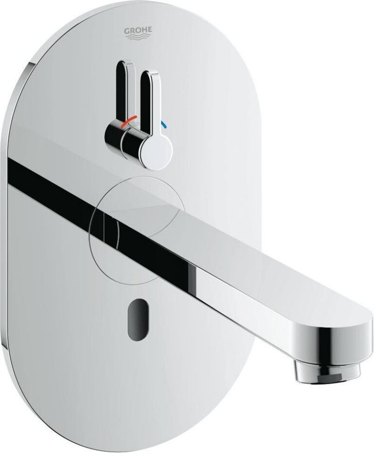 GROHE Eurosmart Cosmopolitan E Bluetooth 36412000, 172 мм, хром, инфракрасный настенный смеситель...