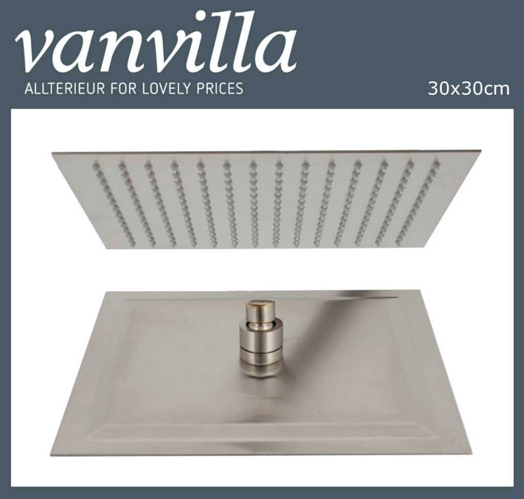 Насадка для душа Vanvilla PD-S304S12S 30х30 см матовая
