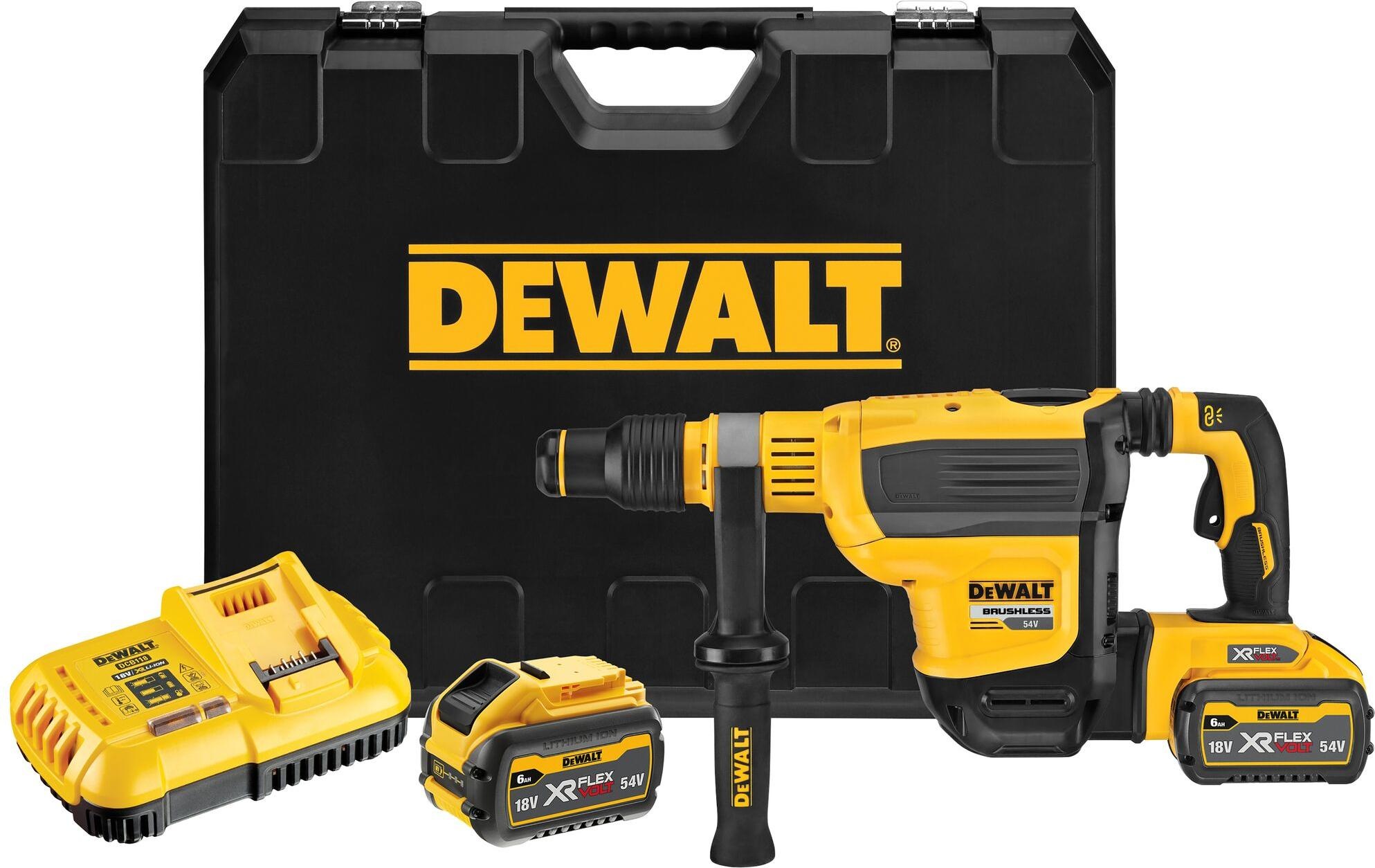 Перфоратор аккумуляторный DEWALT DCH614X2-QW 10.5Дж 54В 9Ач