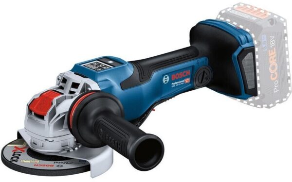 Угловая шлифовальная машина Bosch GWX 18V-15 PSC (06019H6G00), без аккумулятора