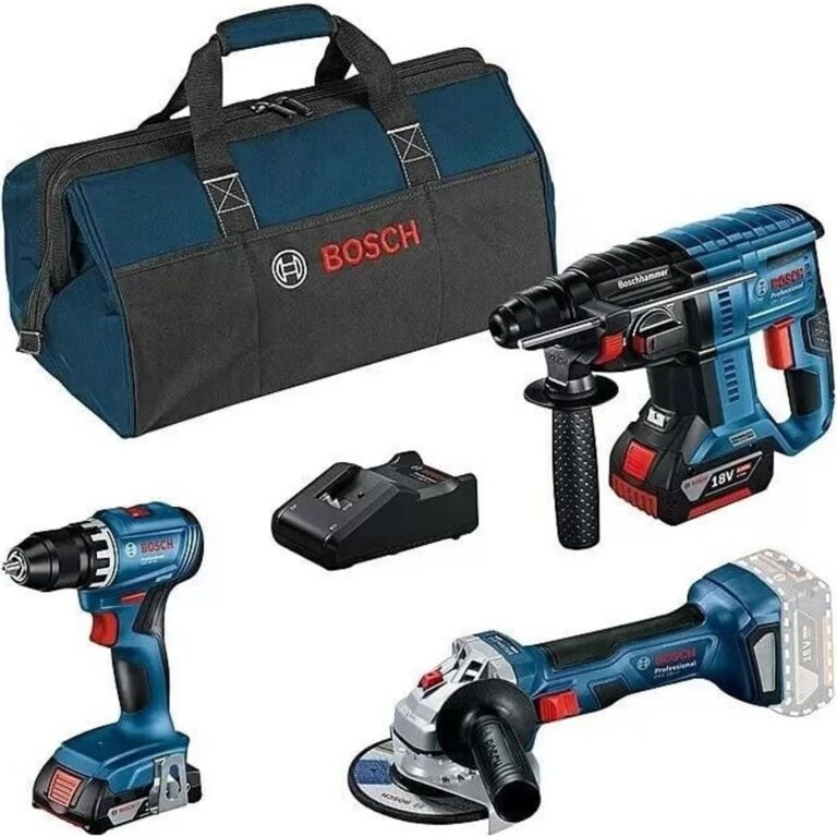 Набор аккумуляторных инструментов BOSCH GSR 18V-45+GBH 18V-21+GWS 18V-7