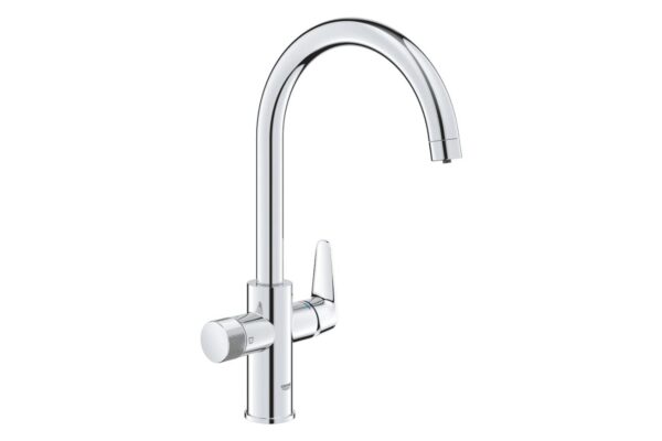 Смеситель для кухонной мойки GROHE Blue Pure StartCurve с функцией фильтрации, без фильтра в комплекте, хром 30592000