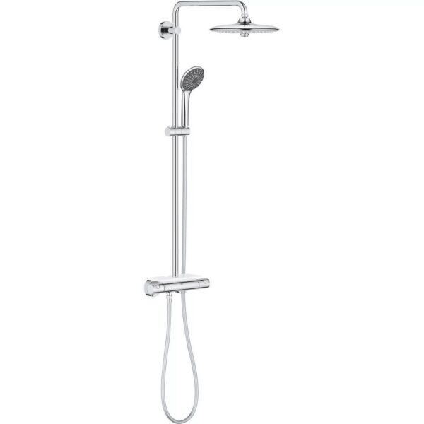 Душевая система с термостатом для настенного монтажа Grohe Vitalio Joy System 260 26403001