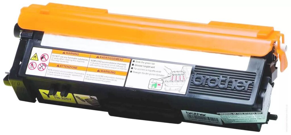 Картридж Brother TN-325Y Yellow для HL-4140CN/4150CDN/4570CDW, DCP-9055CDN/9270CDN, MFC-9460CDN/9465CDN/9970CDW