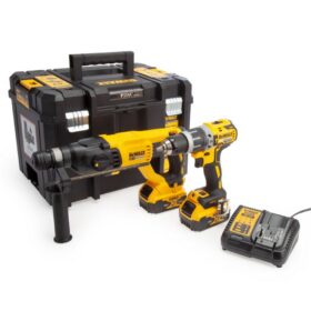 Комплект из двух бесщёточных дрелей DeWALT: DCH273N 18V SDS+ и DCD796N 18V