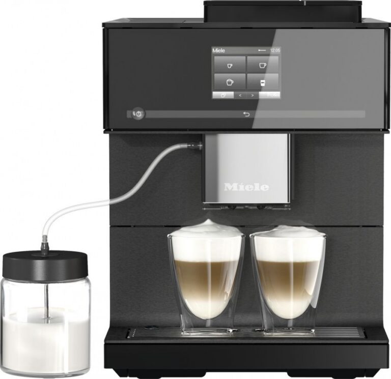 Miele Кофемашина автоматическая CM 7750 CoffeeSelect, черный обсидиан, 1500 Вт, 3 контейнера для зерен