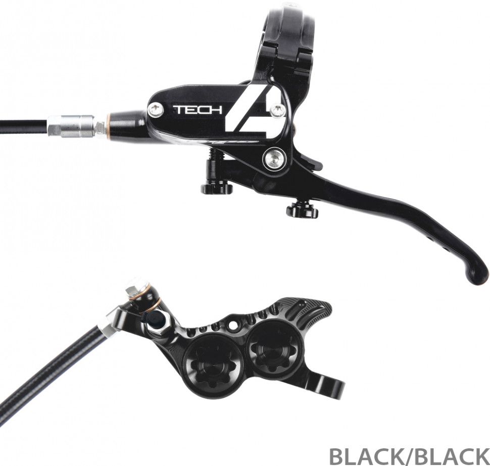 Тормоз дисковый гидравлический Hope Tech 4 E4 MTB правый 200 см черный