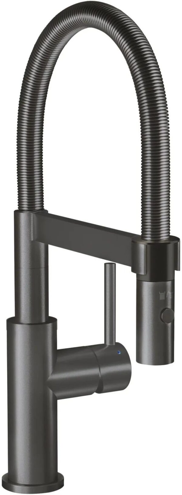 Однорычажный смеситель для кухни Villeroy & Boch Steel Expert Compact Anthracite (92730005)