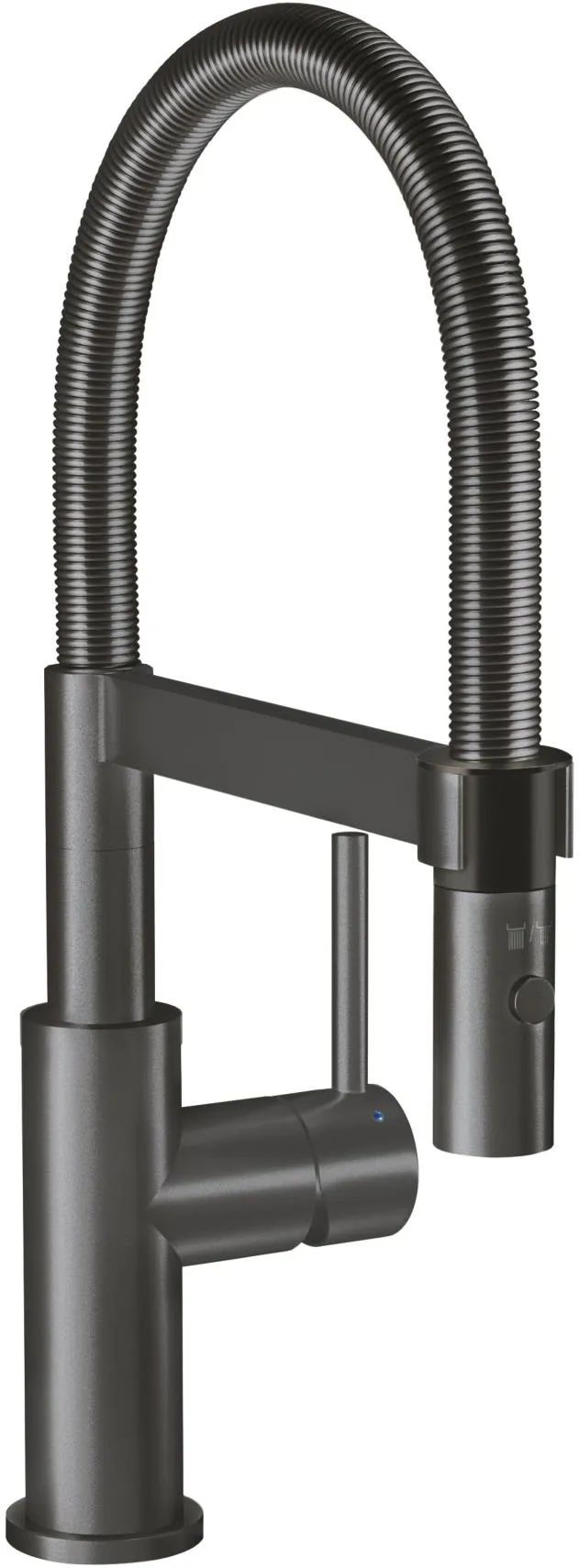 Однорычажный смеситель для кухни Villeroy & Boch Steel Expert Compact Anthracite