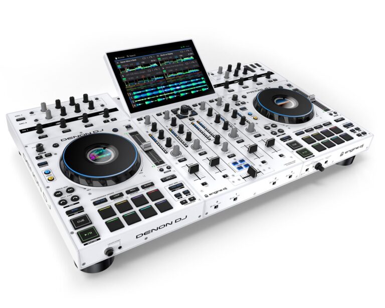 DJ-контроллер Denon Prime 4+ White Edition