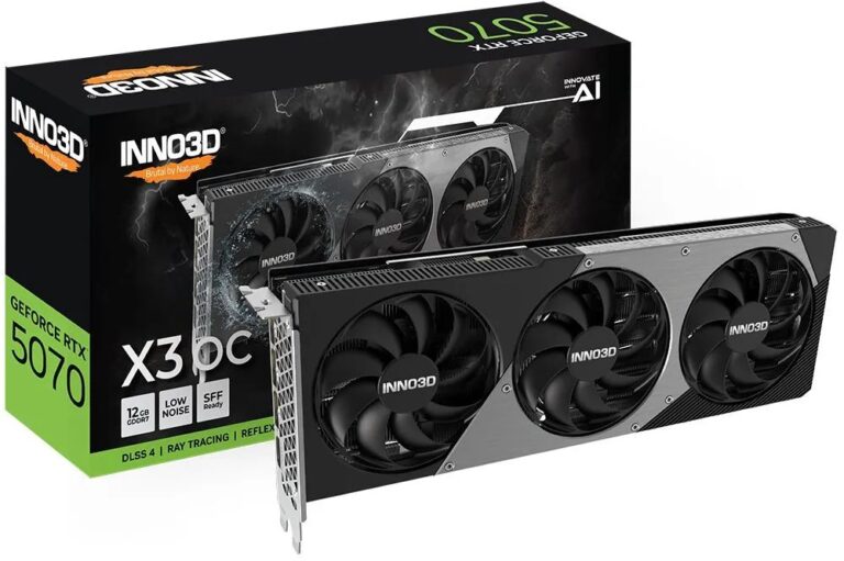 Видеокарта Inno3D GeForce RTX 5070 X3 OC 12 ГБ