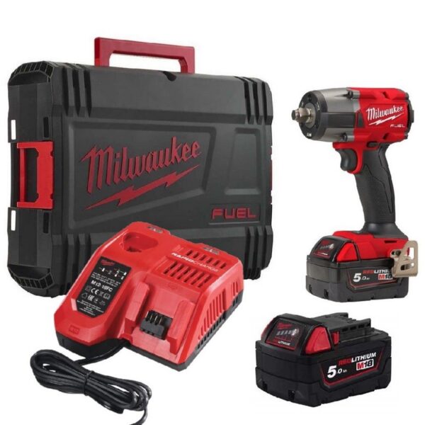 НАЗВАНИЕ ТОВАРА: Milwaukee M18 FMTIW2F12-502X FUEL, импульсный гайковерт 1/2", 745 Нм, бесщеточный, 2 АКБ 5 Ач, кейс