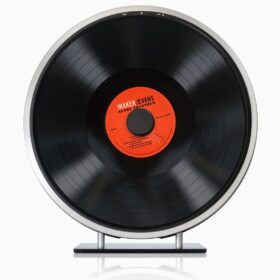 Miniot Проигрыватель виниловых пластинок Black Wheel, линейный тонарм, 3 серводвигателя, встроенный фонокорректор