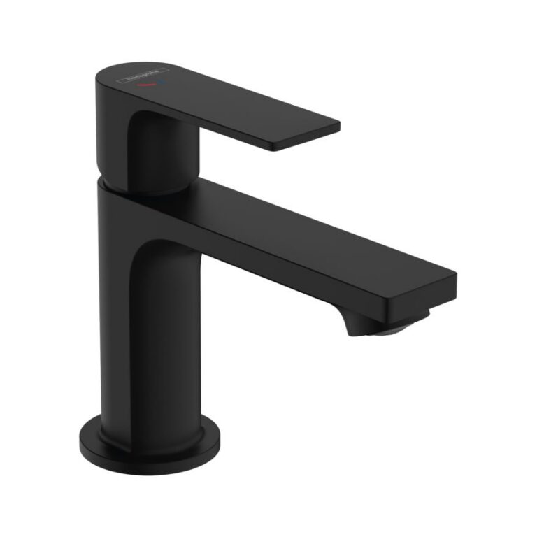 Смеситель для раковины Hansgrohe Rebris E 72587670, черный матовый