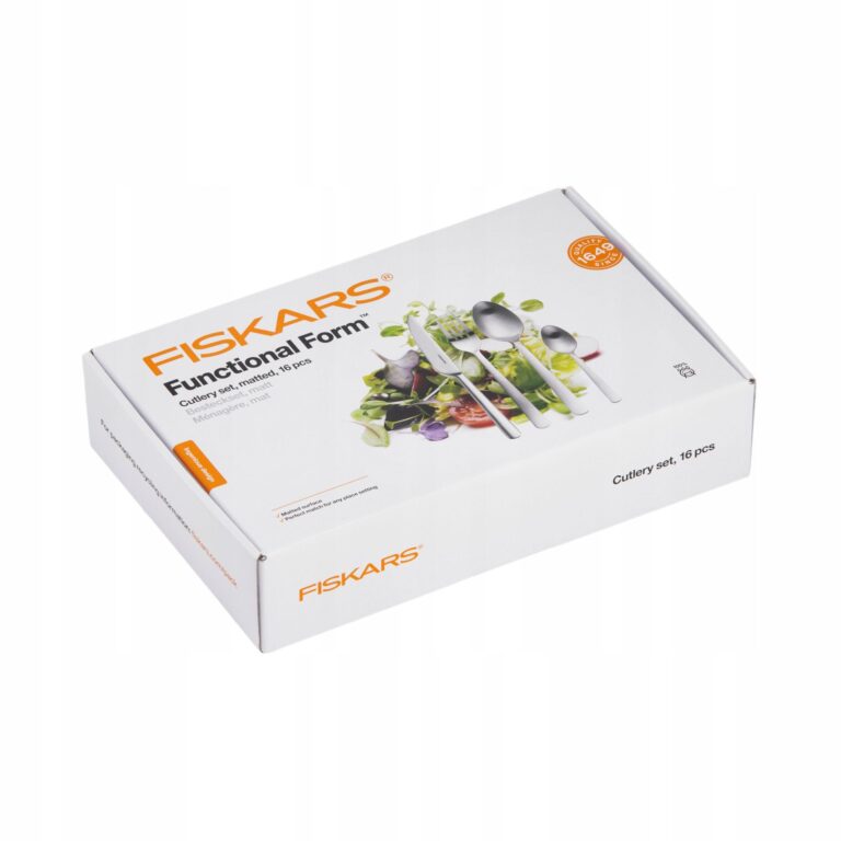 Набор ножей Fiskars Functional Form (1002958), 4 персоны,16 предметов